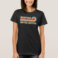 ASHTON Surname Retro Vintage 80s 90s Birthday Reun