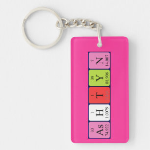 Ashtyn periodic table name keyring