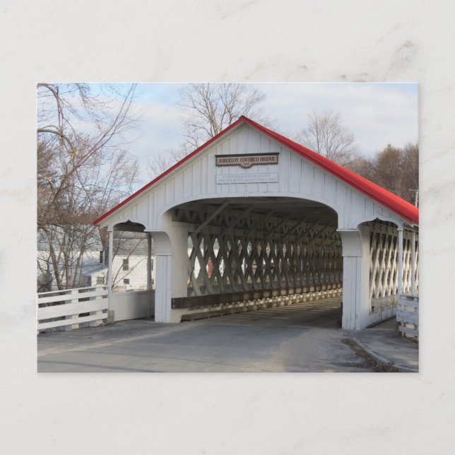 Ashuelot Covered Bridge Postcard (Front)