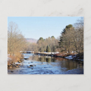 Ashuelot River in Swanzey, New Hampshire Postcard