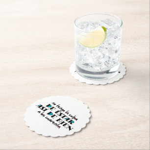 Así de bien a los 40 paper coaster