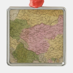 Asia 12 metal ornament