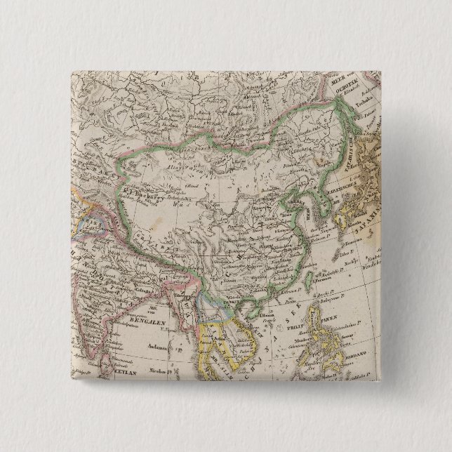 Asia 13 2 inch square button (Front)