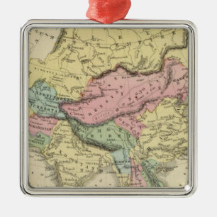 Asia 15 metal ornament