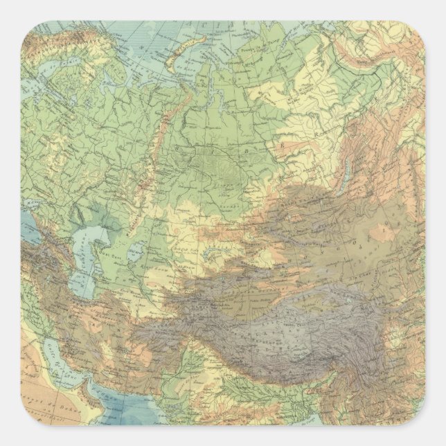 Asia 18 square sticker (Front)