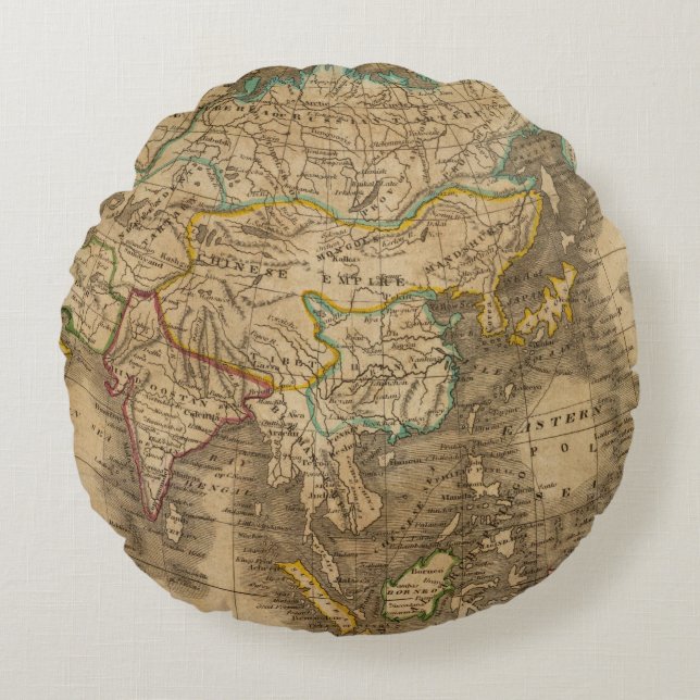 Asia 19 round pillow (Front)