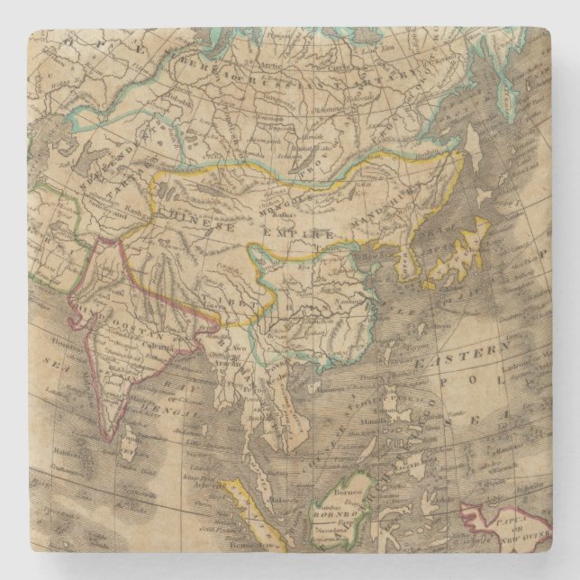 Asia 19 stone coaster (Front)
