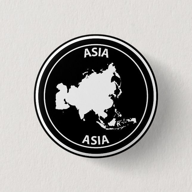 Asia 1 Inch Round Button (Front)
