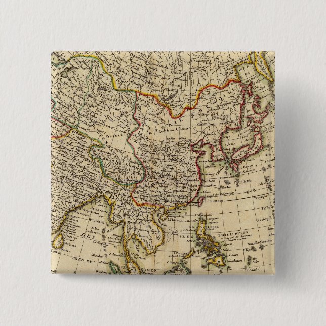Asia 20 2 inch square button (Front)