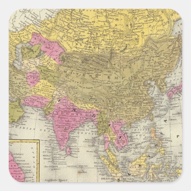Asia 20 square sticker (Front)