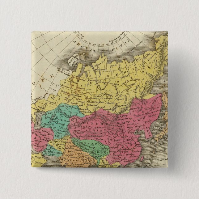 Asia 21 2 inch square button (Front)