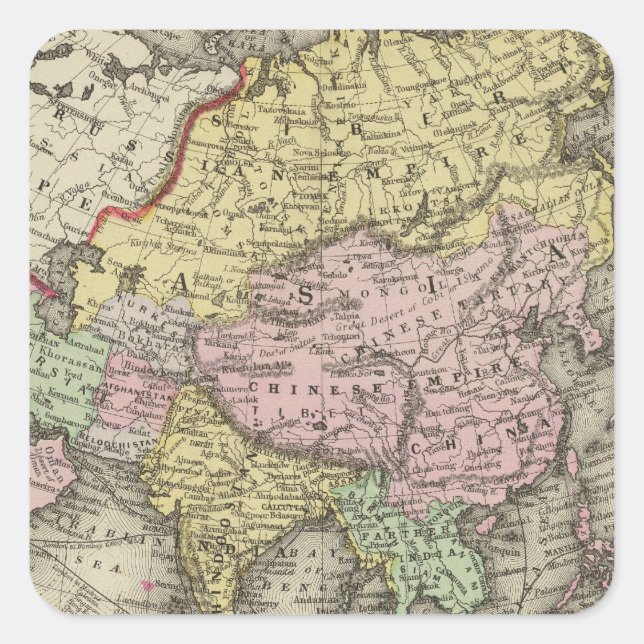 Asia 22 square sticker (Front)