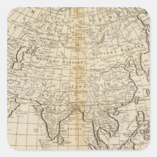 Asia 23 square sticker