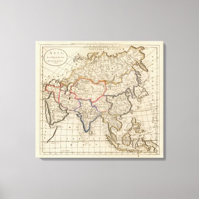 Asia 25 canvas print (Front)