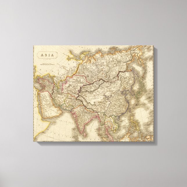 Asia 25 canvas print (Front)
