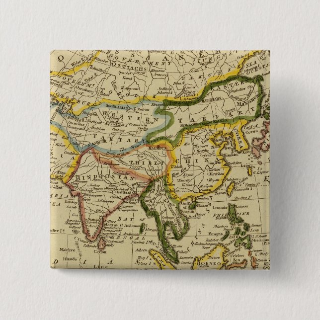 Asia 27 2 inch square button (Front)