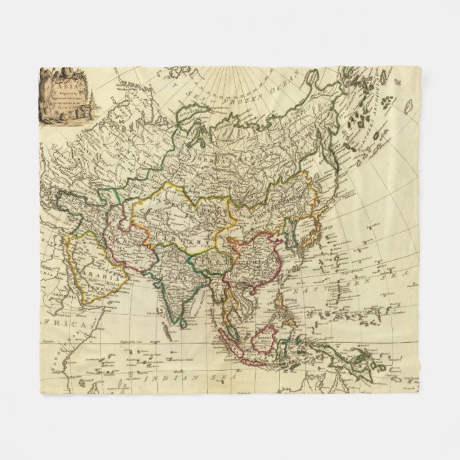 Asia 29 fleece blanket (Front (Horizontal))