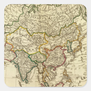 Asia 29 square sticker