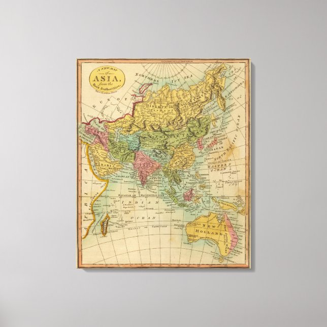 Asia 2 canvas print (Front)