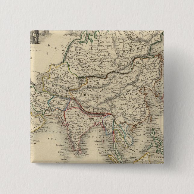 Asia 31 2 inch square button (Front)