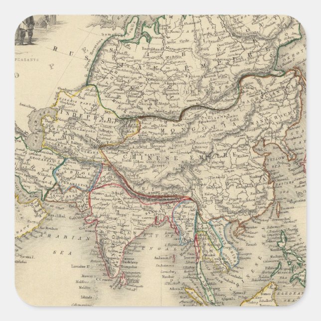 Asia 31 square sticker (Front)