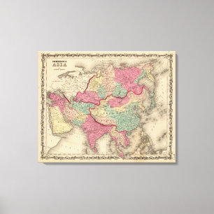 Asia 32 canvas print