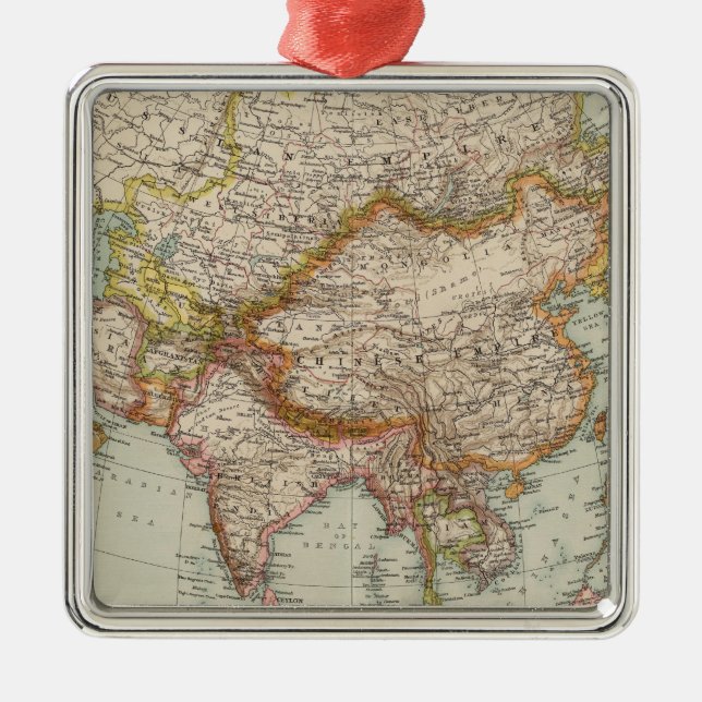 Asia 33 metal ornament (Front)
