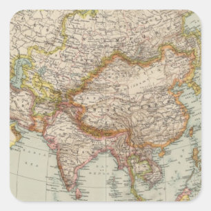 Asia 33 square sticker