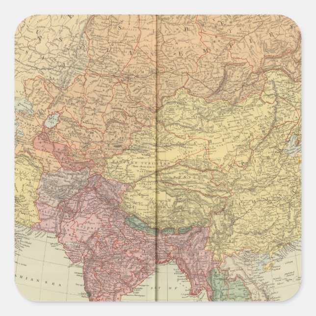 Asia 34 square sticker (Front)