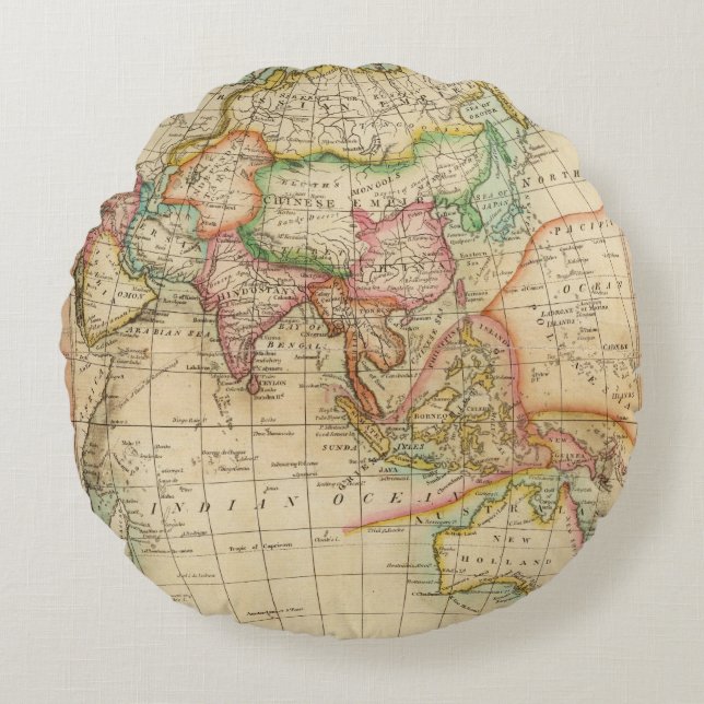 Asia 35 round pillow (Front)