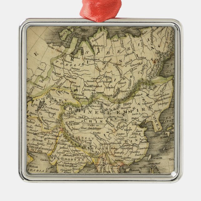 Asia 3 metal ornament (Front)
