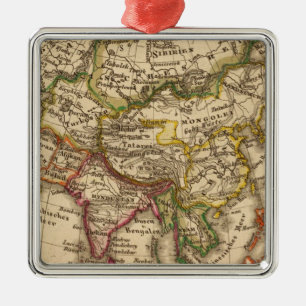 Asia 3 metal ornament
