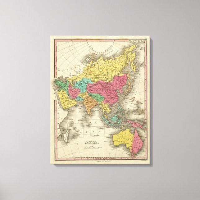 Asia 4 canvas print (Front)