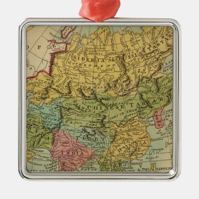 Asia 4 metal ornament (Front)
