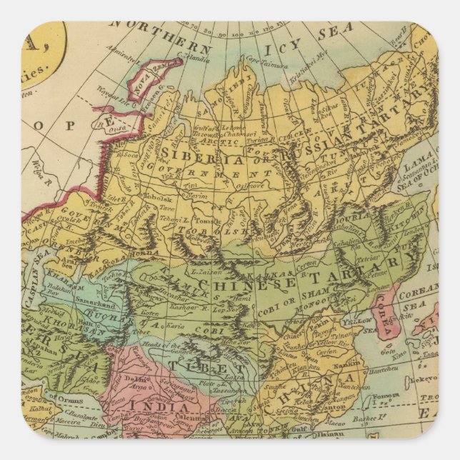 Asia 4 square sticker (Front)