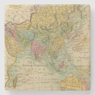 Asia 4 stone coaster