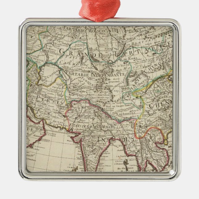 Asia 5 metal ornament (Front)