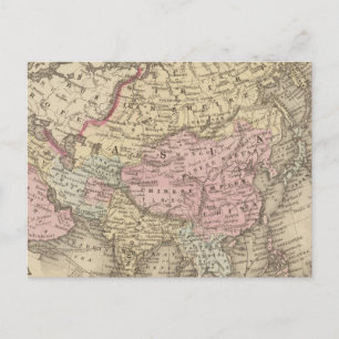 Asia 5 postcard