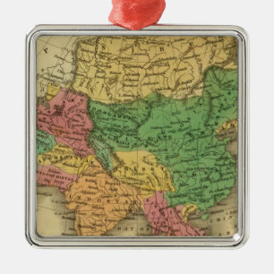 Asia 6 metal ornament