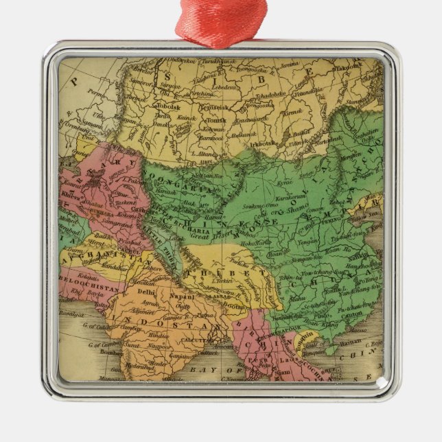Asia 6 metal ornament (Front)