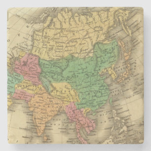 Asia 6 stone coaster