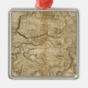 Asia 7 metal ornament
