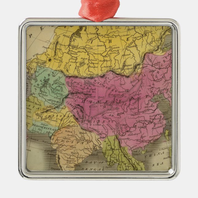 Asia 8 metal ornament (Front)