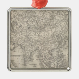 Asia 9 metal ornament