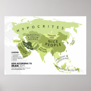 Asia According to Iran Poster