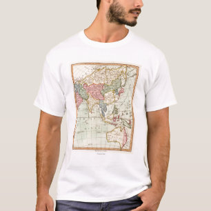 Asia and AustraliaPanoramic Map T-Shirt