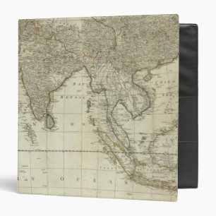 Asia and its islands map binder