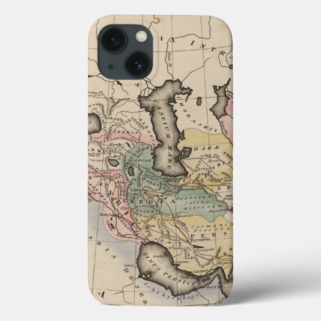 Asia Atlas Map Case-Mate iPhone Case (Back)