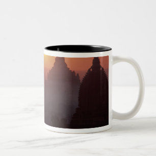 Asia, Burma, (Myanmar), Pagan (Bagan) The temple Two-Tone Coffee Mug