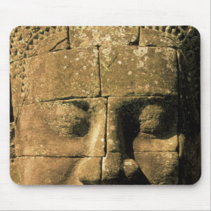 Asia, Cambodia, Siem Reap. Angkor Thom, heads of 2 Mouse Pad